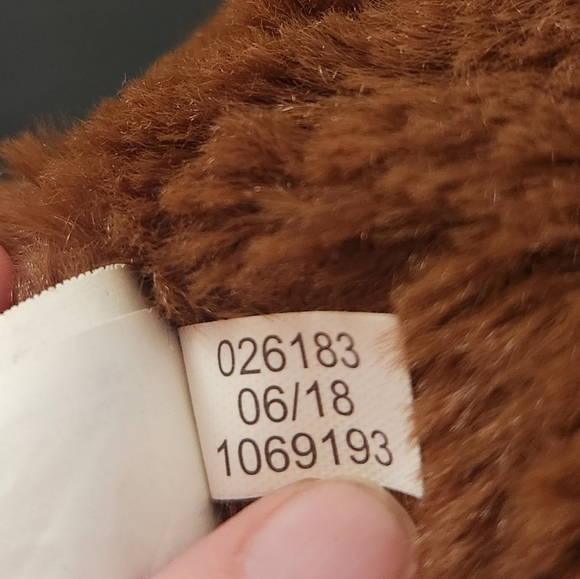 Build A Bear WorkShop St.Louis Cardinals Small Brown Bear 10in 06/18. Blue Eyes - Picture 7 of 11